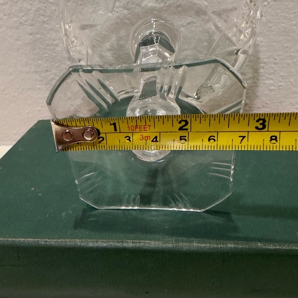 Vintage Cut Crystal Pinwheel Compote Dish - Picture 9 of 9